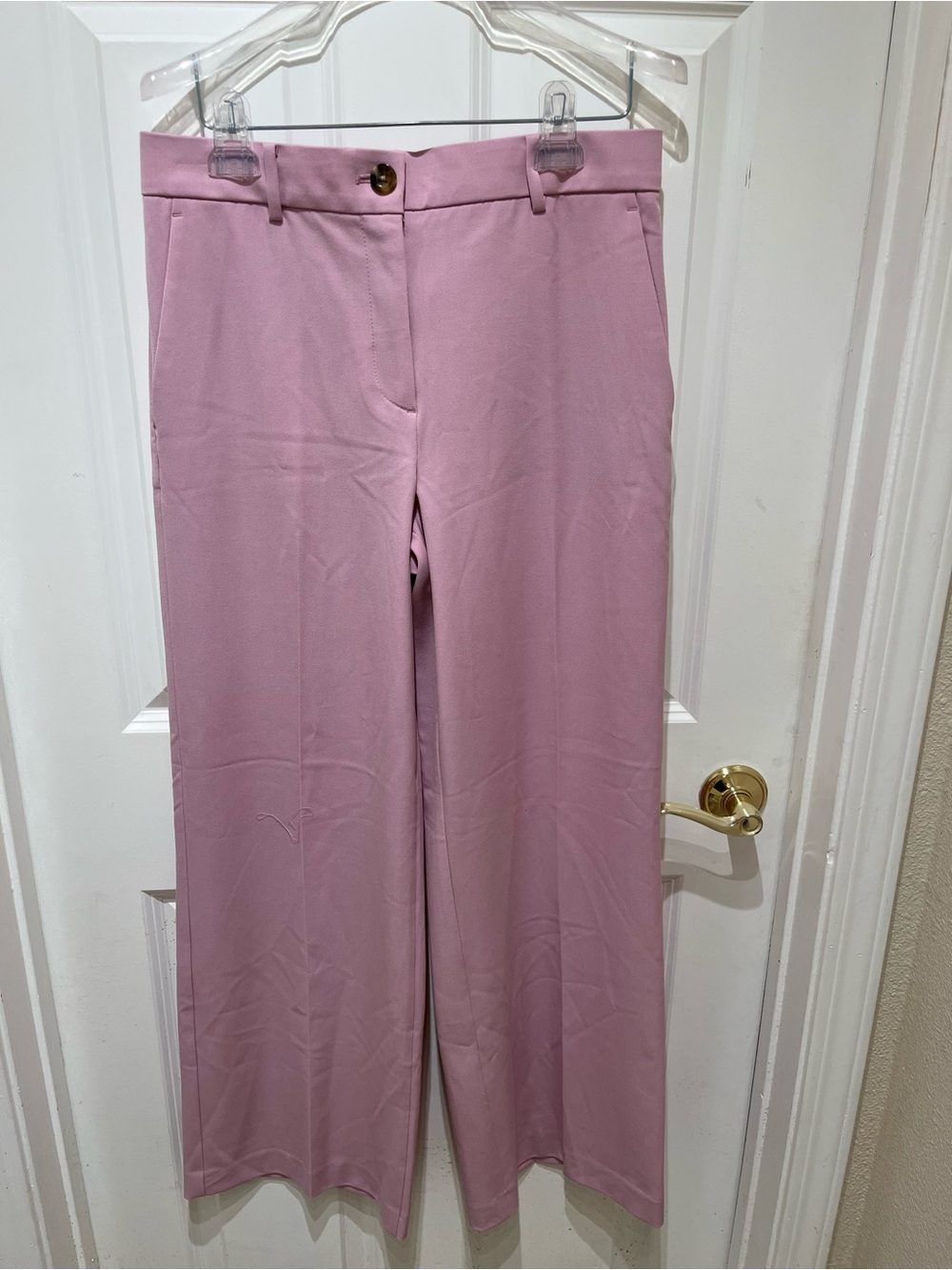 NWOT Ann Taylor Perfect Wide-Leg Pants in Dusted Orchid Size 6 - Picture 4 of 12